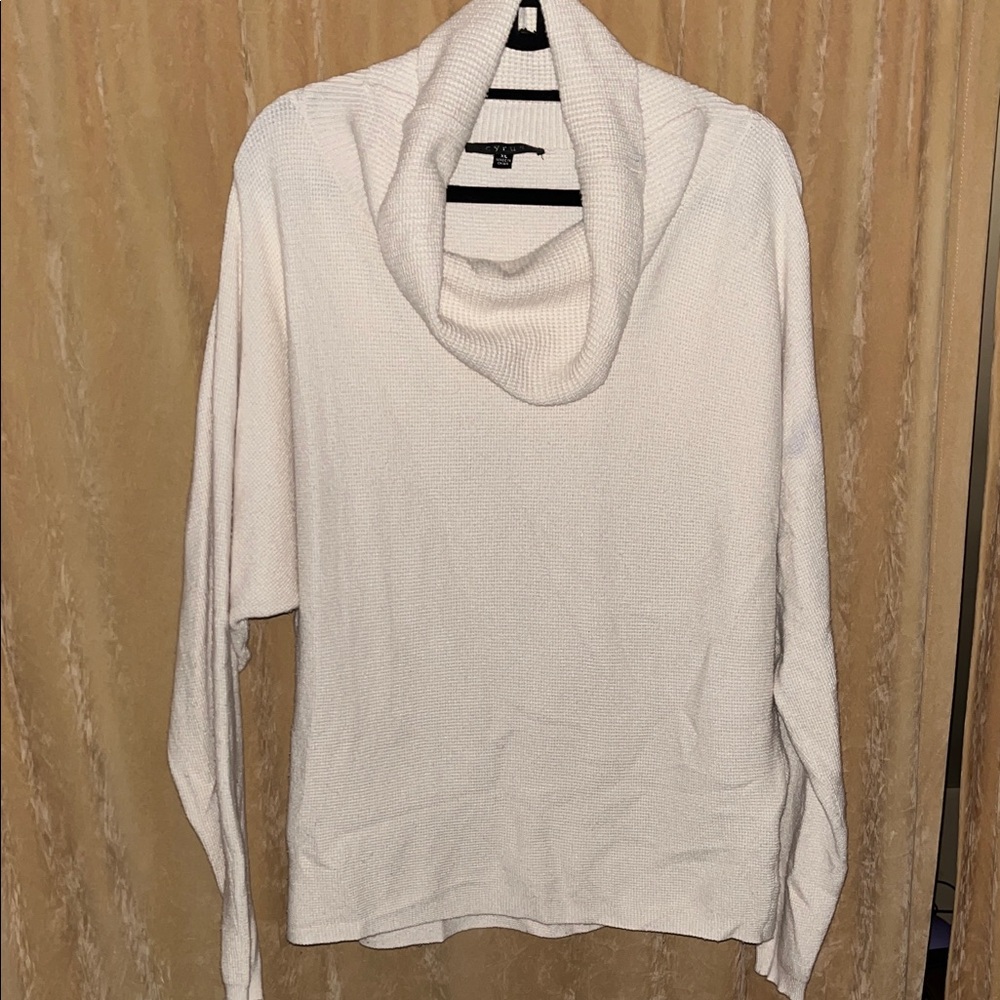 Cyrus Elegant Cream cowlneck Sweater